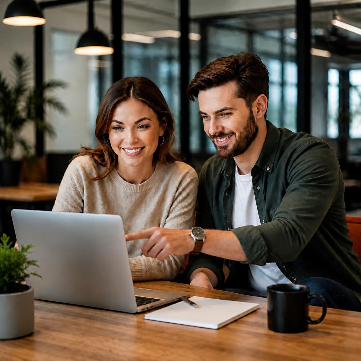 Laptop com código em uma estação de desenvolvimento de software